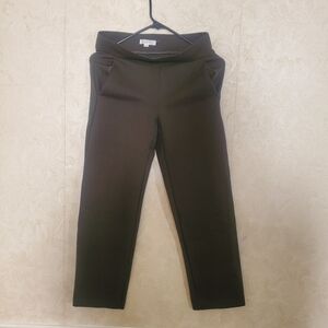 LOFT Olive Straight Leg Pants
